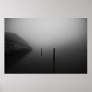 Foggy Brisbane Morning Poster