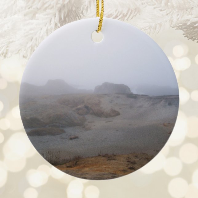 Foggy Day Foto Keramikornament (Foggy Day Photo Ceramic Ornament)
