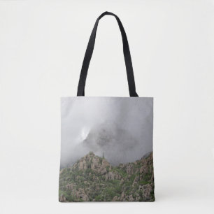 Foggy Desert Mountain Landschaft Foto Morning Fog