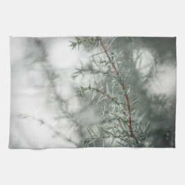 Foggy Forest Nature Fotograph Kitchen Towel Geschirrtuch