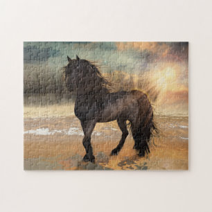 Foggy Friesian Morning Puzzle