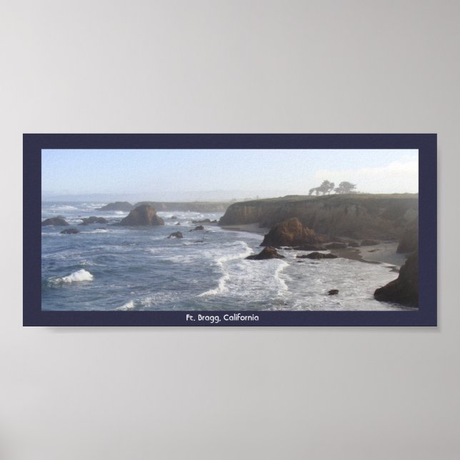 Foggy Ft. Bragg California Morning Poster (Vorne)