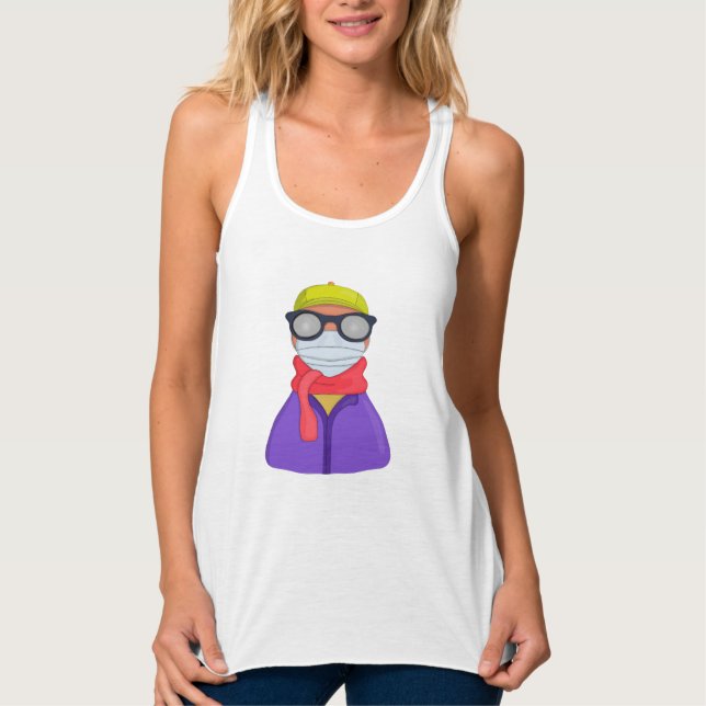 Foggy Glasses Tank Top (Vorderseite)