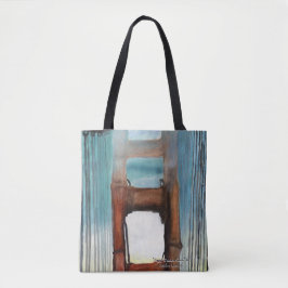 "Foggy Golden Gate" von AlarsenArtist Tote Bag