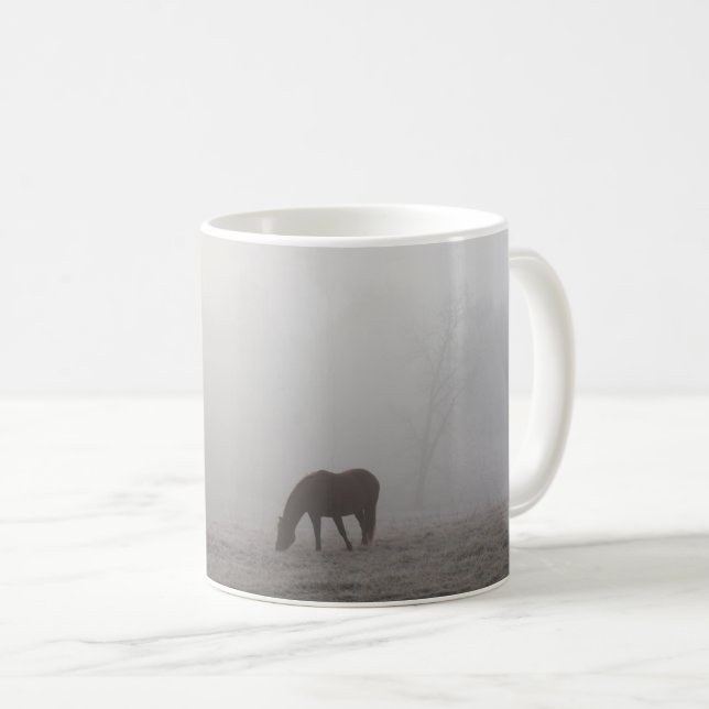 Foggy Grazing Coffee Tasse (VorderseiteRechts)