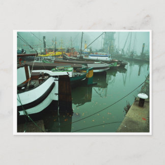 Foggy Harbour Postkarte