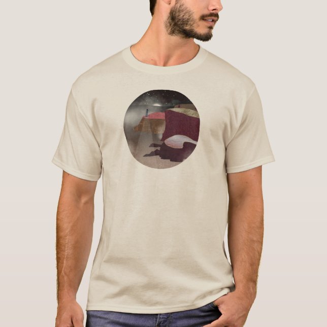 Foggy Lighthouse T-Shirt (Vorderseite)