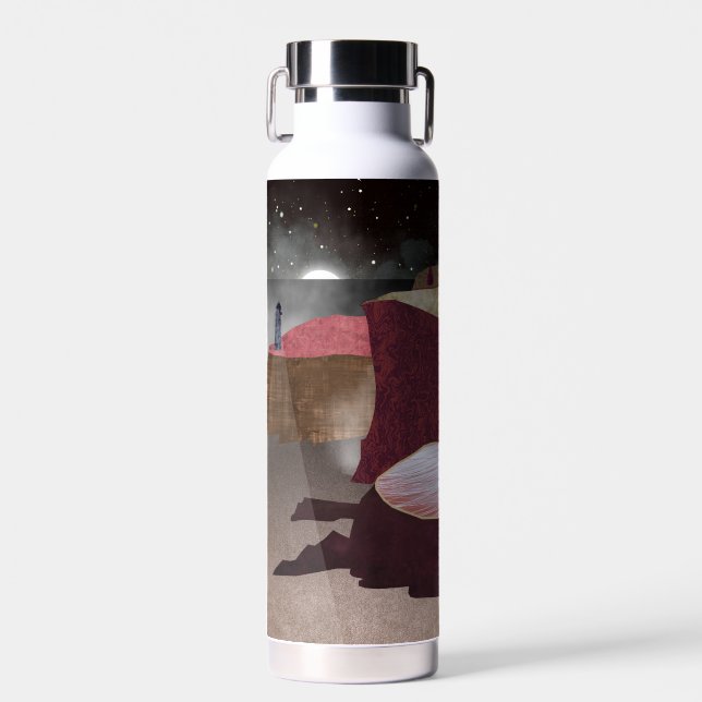 Foggy Lighthouse Trinkflasche (Vorne)