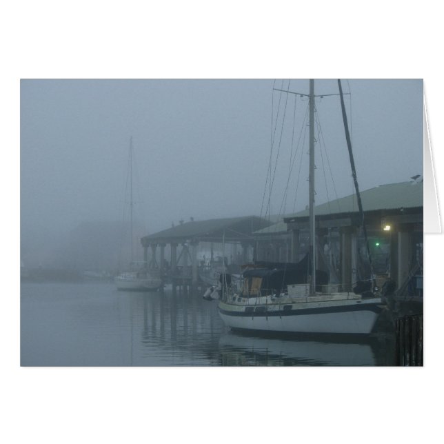 Foggy Morning in Port Mansfield (Vorderseite (Horizontal))