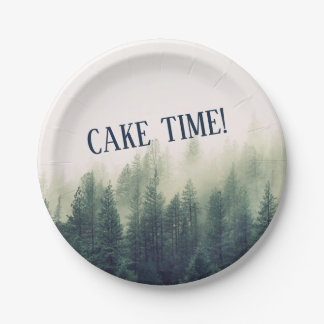 Foggy Mountain Plate Pappteller