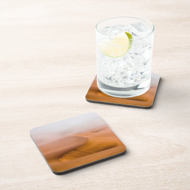 Foggy Namib Desert Getränkeuntersetzer (Rechte Seite)