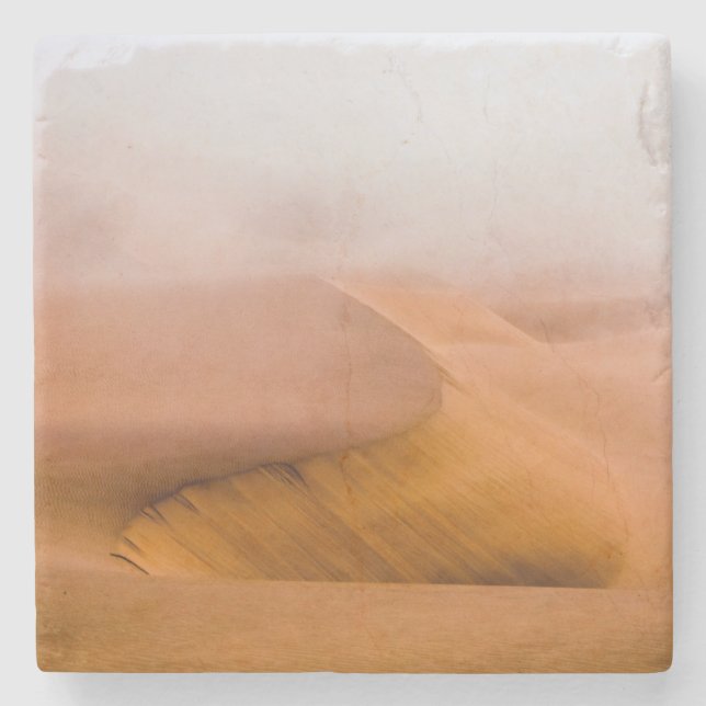 Foggy Namib Desert Steinuntersetzer (Vorderseite)