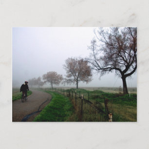 Foggy Rider Postkarte
