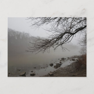 Foggy River, Scioto Park, Dublin, Ohio Postkarte