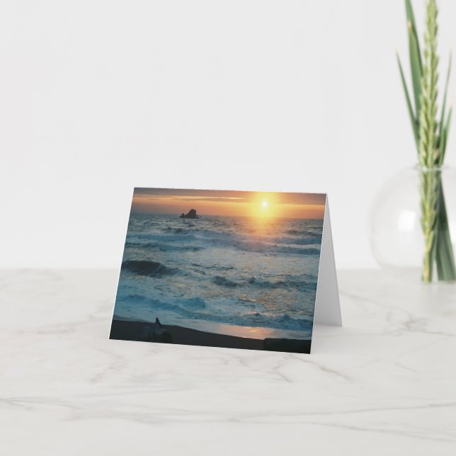 Foggy Sunset/Seascape...... Karte (Vorderseite)