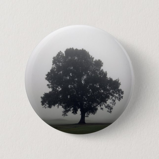 Foggy Tree Button (Vorderseite)