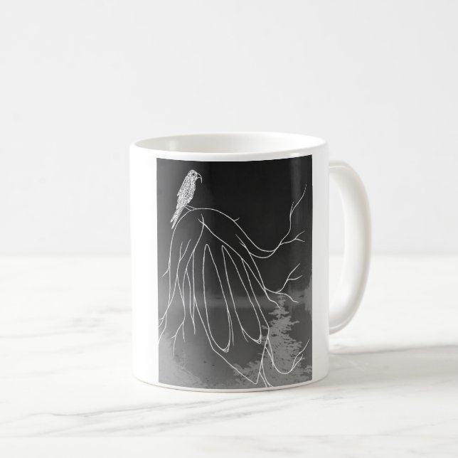 Foggy Woods Classic Tasse, 11oz Kaffeetasse (VorderseiteRechts)