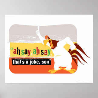 Foghorn, das ist ein Witz, Sohn Poster