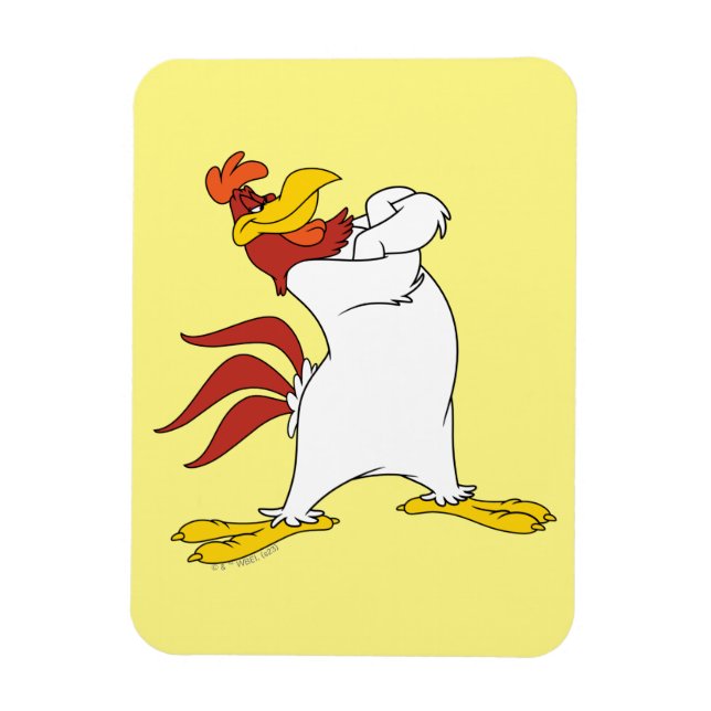 Foghorn Leghorn Arms Crossed Magnet (Vertikal)