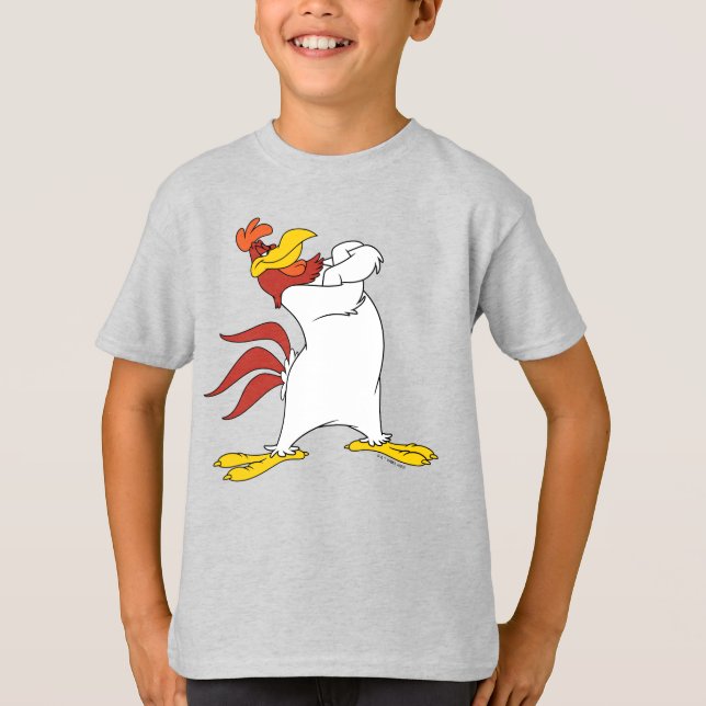 Foghorn Leghorn Arms Crossed T-Shirt (Vorderseite)