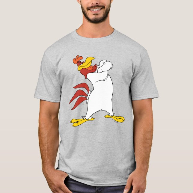 Foghorn Leghorn Arms Crossed T-Shirt (Vorderseite)