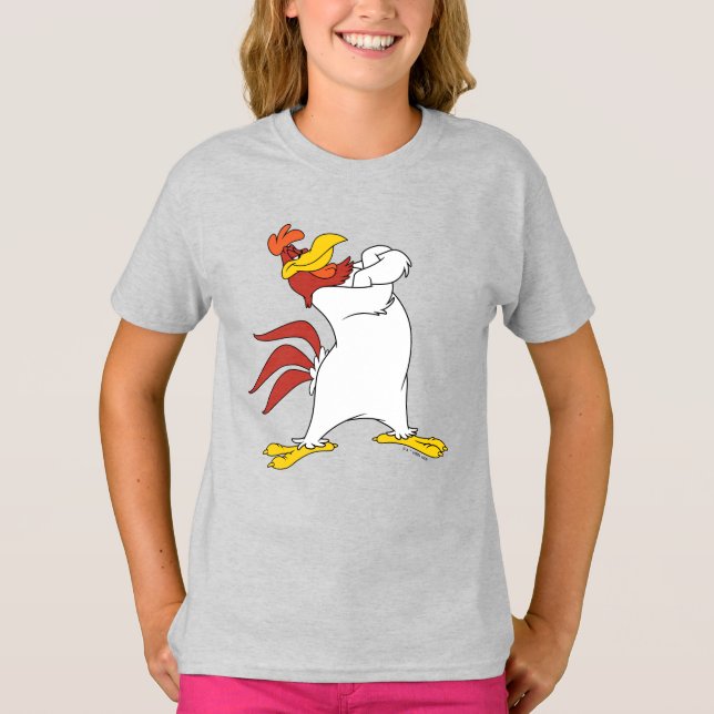 Foghorn Leghorn Arms Crossed T-Shirt (Vorderseite)