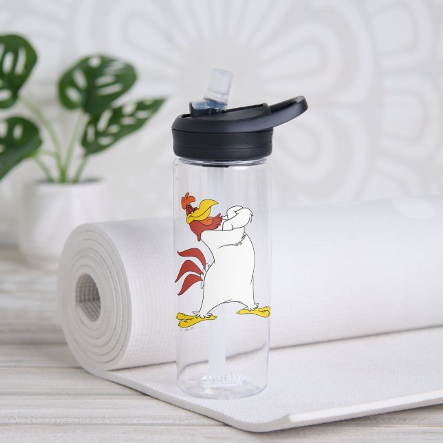 Foghorn Leghorn Arms Crossed Trinkflasche (Yoga)