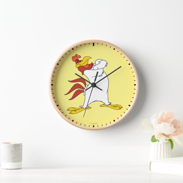 Foghorn Leghorn Arms Crossed Uhr (Zuhause)