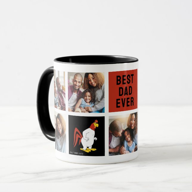 Foghorn Leghorn | Beste Vater-FotoCollage Tasse (Vorderseite Links)