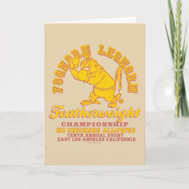 Foghorn Leghorn Featherweight Championship Karte (Vorderseite)