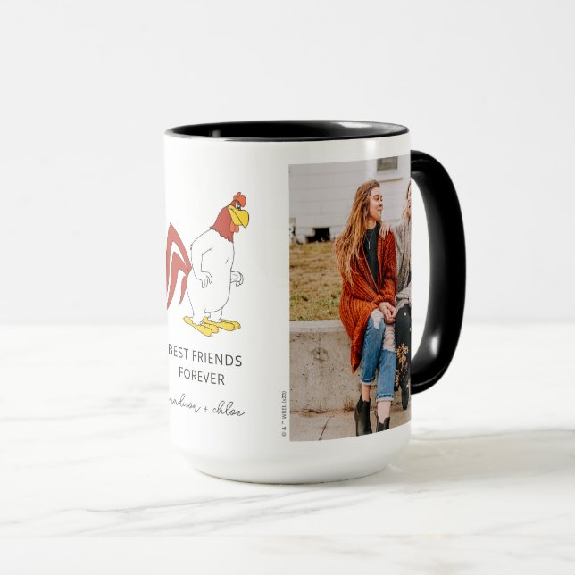 Foghorn Leghorn | Foto der besten Freunde Tasse (VorderseiteRechts)