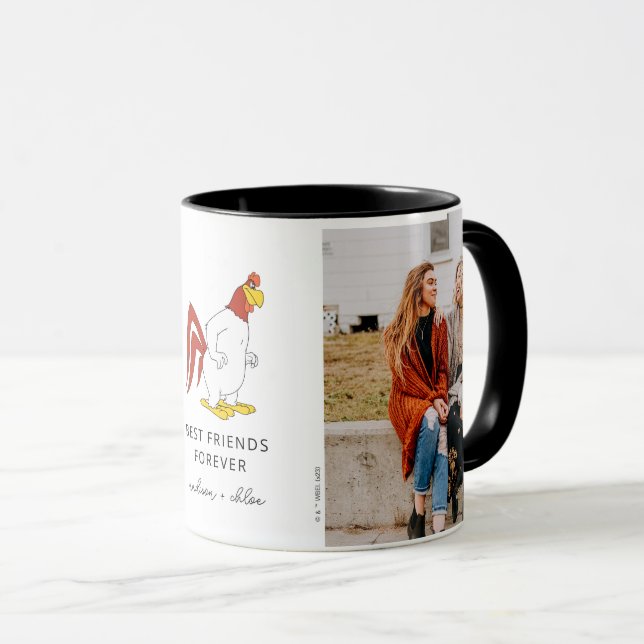 Foghorn Leghorn | Foto der besten Freunde Tasse (VorderseiteRechts)