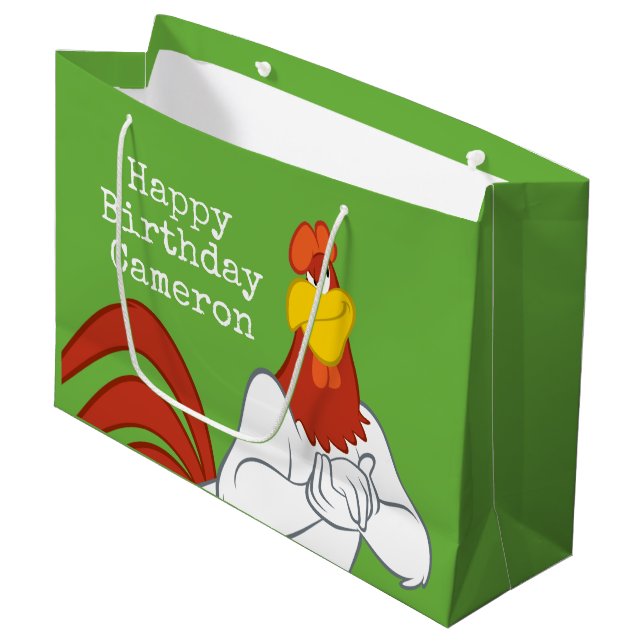 Foghorn Leghorn | Mischmasch Große Geschenktüte (Vorderseite Schrägansicht)