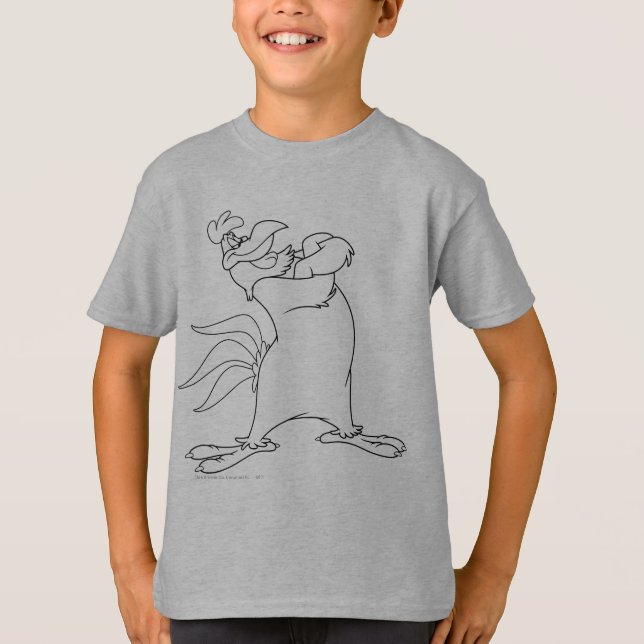 Foghorn Leghorn Stehende Pose 2 T-Shirt (Vorderseite)