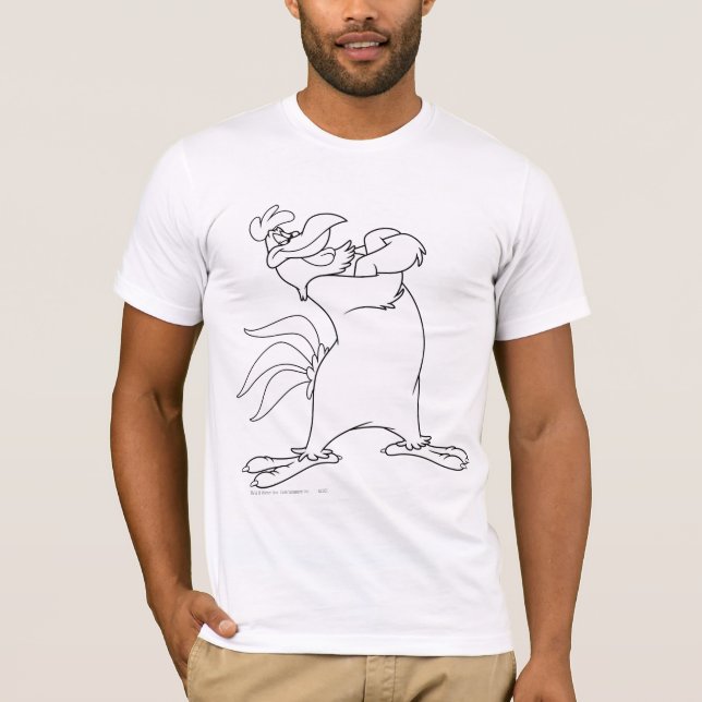 Foghorn Leghorn Stehende Pose 2 T-Shirt (Vorderseite)