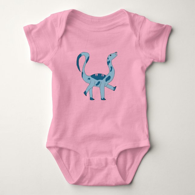 Foghorn the Apatosaurus Baby Bodysuit Baby Strampler (Vorderseite)