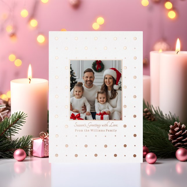 Fohlen Weihnachtskarten Vorlage 2 Foto Rose Gold (Von Creator hochgeladen)
