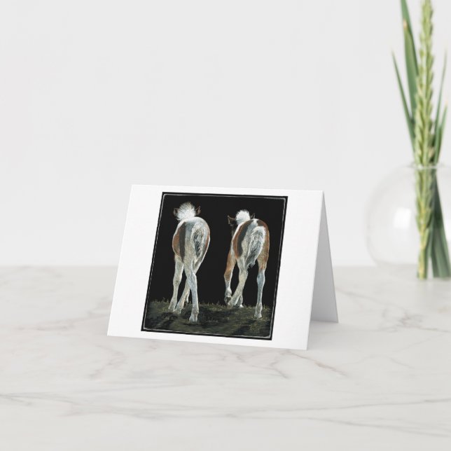 Fohlenkarte "Beginning Line Dancing" Karte (Vorderseite)