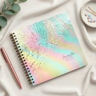 Foil Abstrakt Holographic Rainbow ID775 Notizbuch