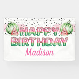 Foil Balloon Letters Melon Personalisiert Geburtst Banner