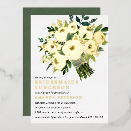 Foil Bloom | Bouquet Bridesmaids Luncheon Wedding Folieneinladung