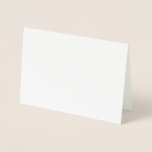Foil Card Folienkarte<br><div class="desc">Make it truly yours with this simple white minimalist design. Just add your photo and text to customize it your way. Need a hand with personalization? Hit the message button below—I'd love to help!</div>