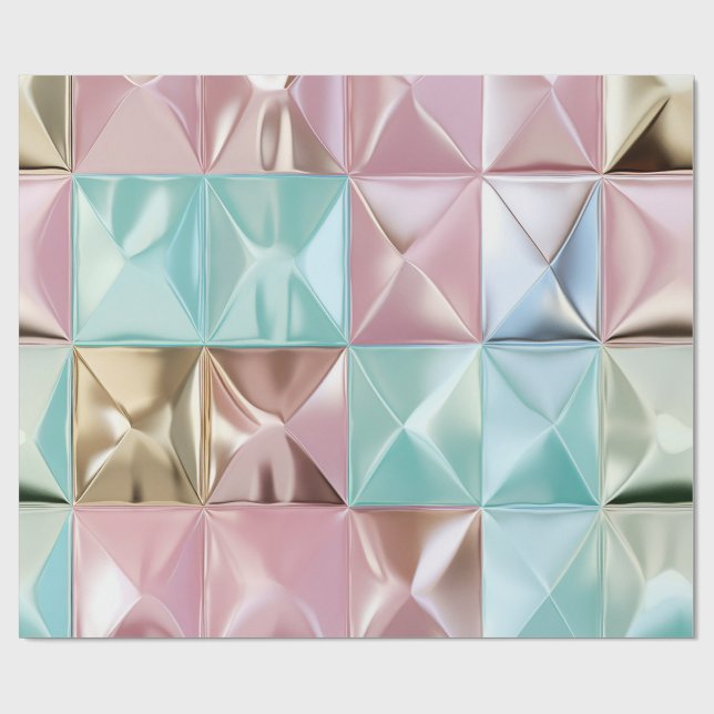 Foil Crinkle Pattern Geschenkpapier (Flach)