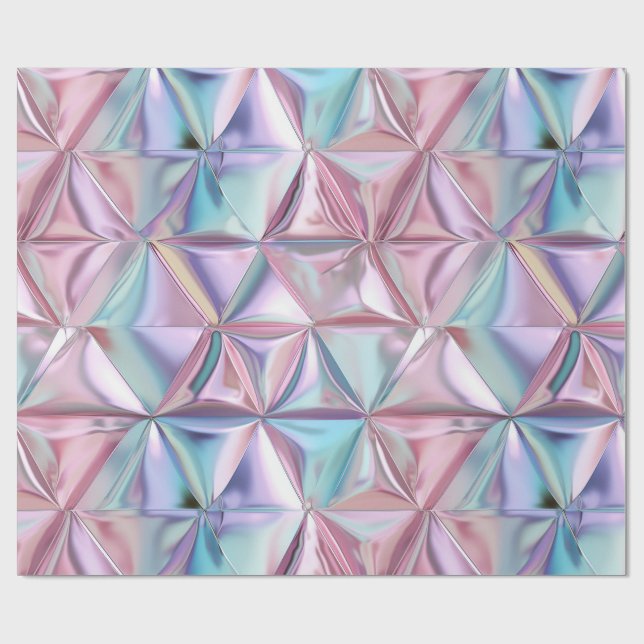 Foil Crinkle Pattern Geschenkpapier (Flach)