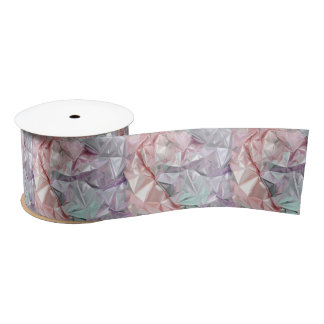 Foil Crinkle Pattern Satinband