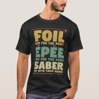 Foil Epee Säbel Fencing Pun Fencing Lehrer