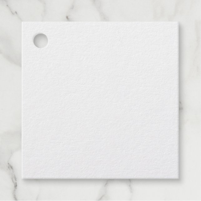 Foil Favor Tag (Vorderseite)