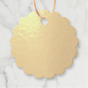 Foil Favor Tag