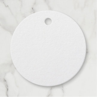Foil Favor Tag