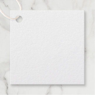 Foil Favor Tag
